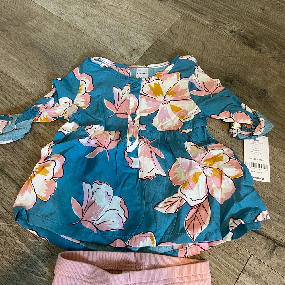 12M Carter’s Floral Blouse